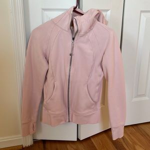 Lululemon Scuba Full Zip Hoodie in Pink Mist